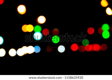 Bokeh with multi colors. Festive lights bokeh background. Defocused bokeh lights. Blurred Background. Bokeh light vintage background. Abstract colorful defocused dot. Soft focus. Christmas