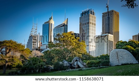 Cityscapes in Sydney Royalty-Free Stock Photo #1158638071