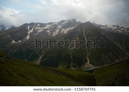 Caucasian mountains nature photo