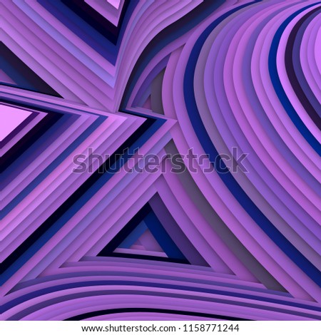 3D illustration. Web modern backdrop. Colorful pattern. Abstract geometric shapes. Background.