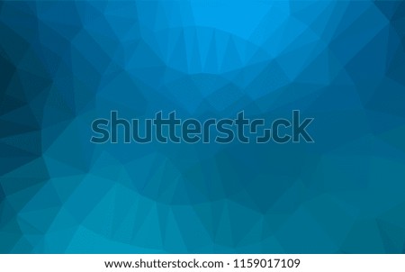 Light BLUE vector abstract mosaic background. A completely new color illustration in a vague style. A new texture for your design.