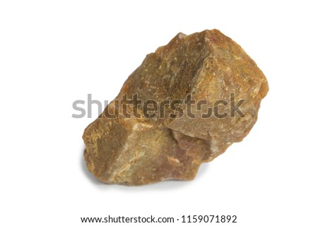 Quartzite stone isolated on white background
 Royalty-Free Stock Photo #1159071892