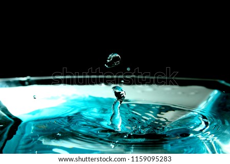 Water background / Water is the transparent, tasteless, odorless, and nearly colorless chemical substance that is the main constituent of Earth's streams, lakes, and oceans.