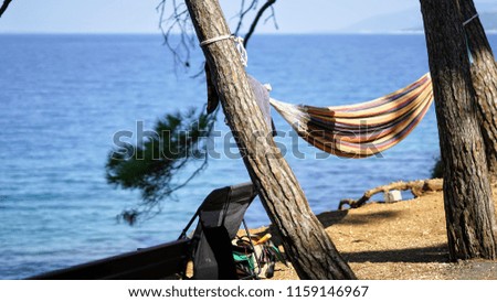 hammock on the coast