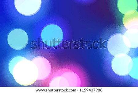 Colorful abstract background with bokeh lights for background and wallpaper