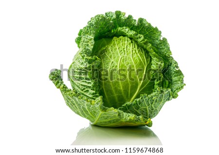 Green Savoy cabbage Royalty-Free Stock Photo #1159674868