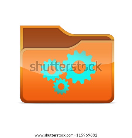 a raster version of creative folder icon