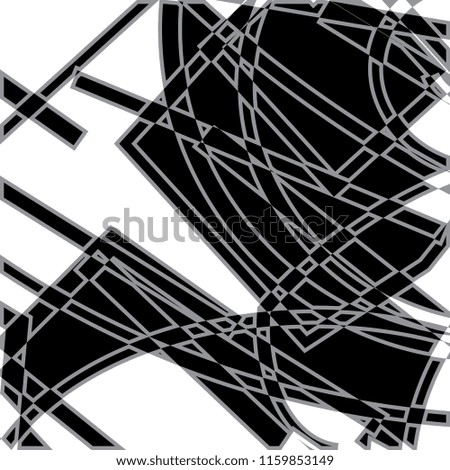 variation of abstract mono color graphic vector design