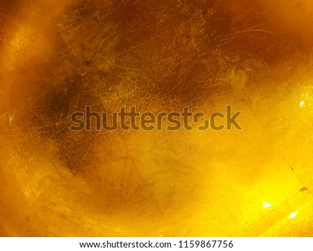 background gold on coconut shell