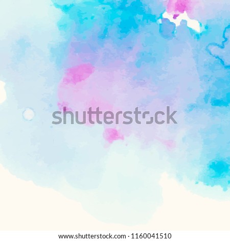 watercolor bright hand drawn vector paper texture background for card, text design, print.