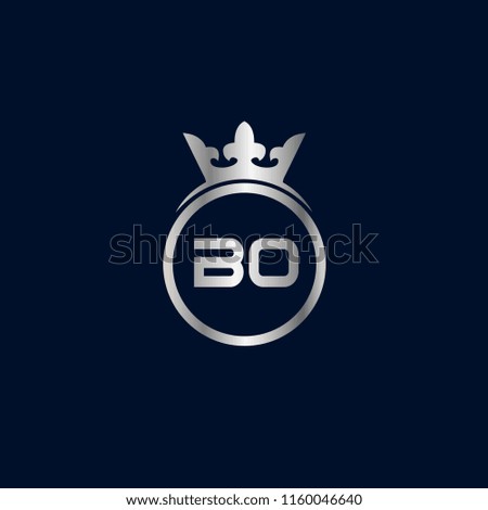 Initial Letter BO Logo Template Design