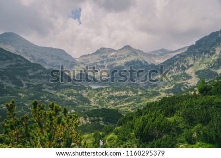 Mountain Pirin lakes Bulgaria