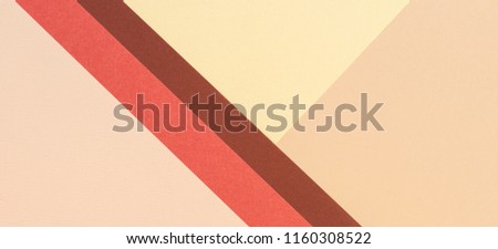 Abstract geometric paper texture cardboard background. Beige, brown yellow pastel trendy colors