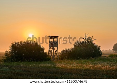 Sunrise in the National Park  Royalty-Free Stock Photo #1160374678