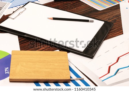 Clipboard, paperwork, business concept