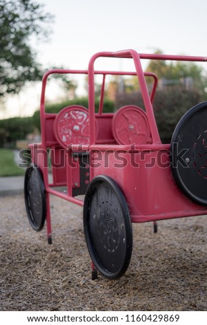 Old Playground - Red Car