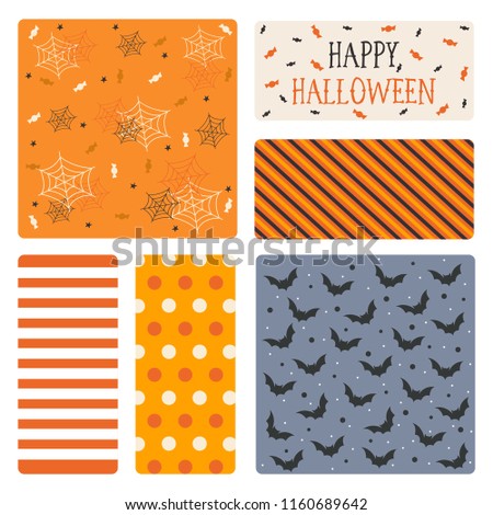 Halloween background pattern vector illustration