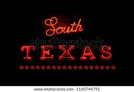 Photo Composite Image, Texas Sign
