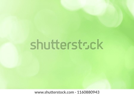 Green bokeh abstract background out of focus from nature forest