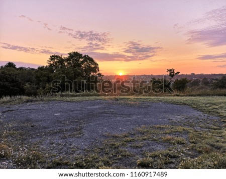 Golden Sunrise landscape 
