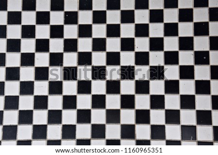 Black and White Checker Pattern