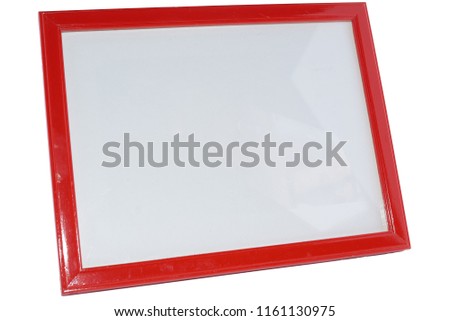 picture frame with glass