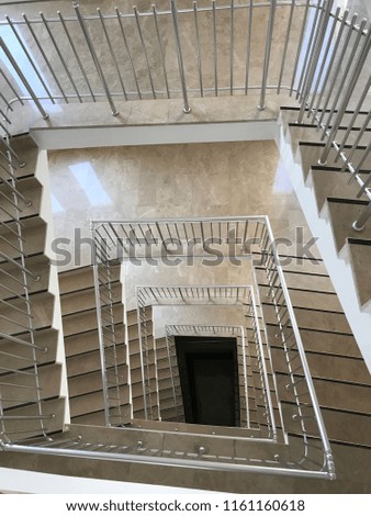 Endless stairway hotel