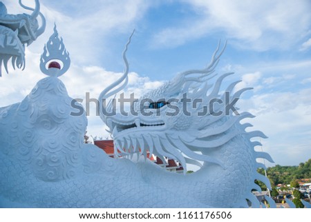 White Dragon, White Dragon chinese from Thailand country