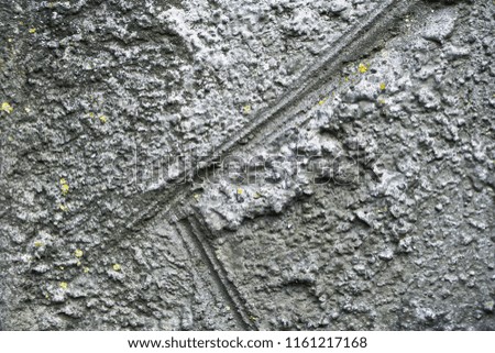 Old grunge old concrete wall. Scratched in an abandoned state and background for design. Stock Photo