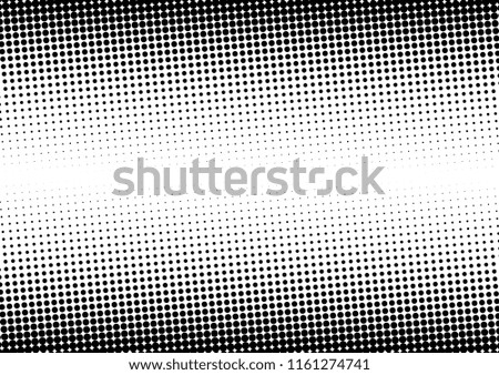 Dots Background. Pop-art Pattern. Vintage Backdrop. Black and White Overlay. Vector illustration