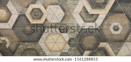 mosaic tile, abstract ornamental pattern