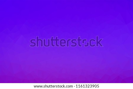 Light Purple vector polygonal background. Colorful abstract illustration with gradient. A new texture for your design.