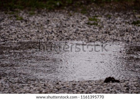 Photo picture abstract blur background from raining flow down on the floor