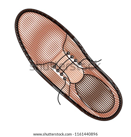 elegant masculine single shoe