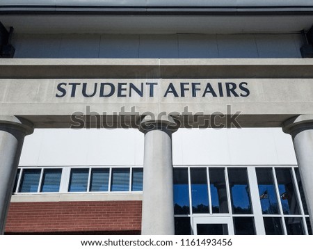 Student Affairs Academic building on college/university campus