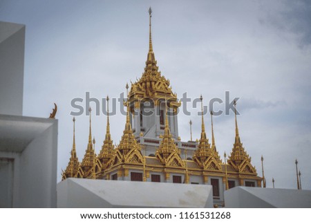 The beautiful temple of Bangkok Thailand.
