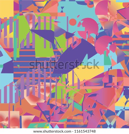 my variety of colorful graphic abstract art