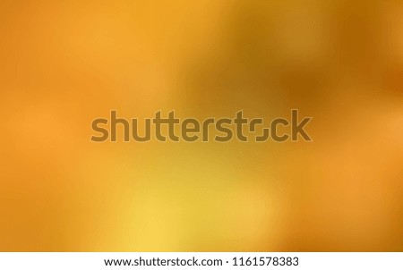 Light Orange vector blurred and colored pattern. Colorful abstract illustration with gradient. A completely new design for your business.