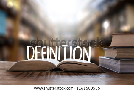 DEFINITION word, business concep Royalty-Free Stock Photo #1161600556
