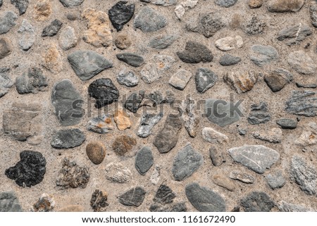 Pebbles floor background