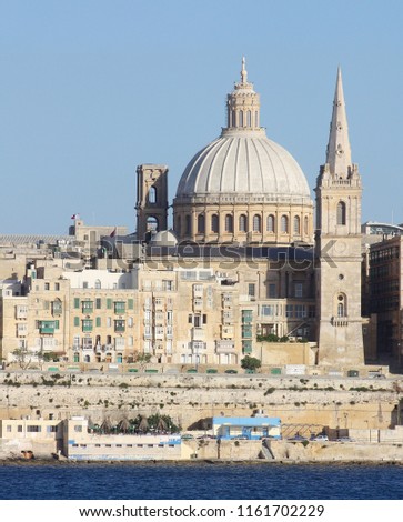 View of La Valletta from Sliema (Malta)