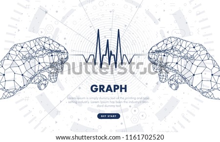 innovations systems with medical card and cardio technologies. Computer analysis of future medicine Royalty-Free Stock Photo #1161702520