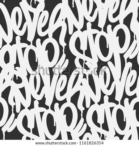 Vector tags seamless pattern, design for t-shirt.
