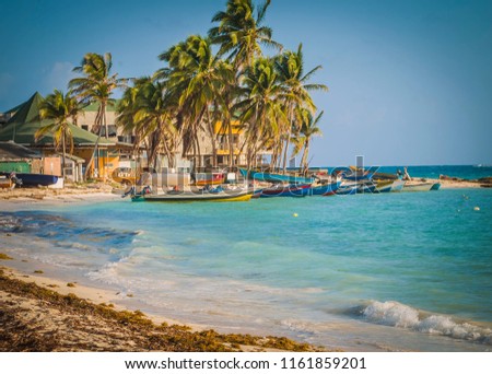 San Andres Island Colombia Royalty-Free Stock Photo #1161859201