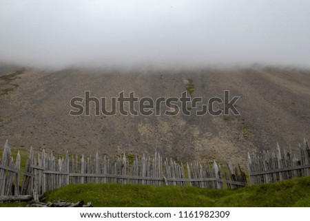 volcanic slopes in Iceland