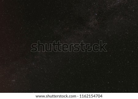 Photo of Milky Way in the beautiful starry sky