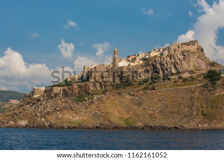 Image of Castelsardo and its beautiful Citadel.