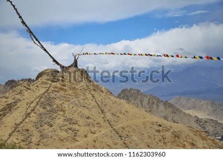 Desert mountains in Ladakh
