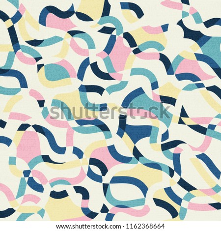 Vector illustration of colorful abstract background with curve shape and wave design. Modern graphic backdrop.