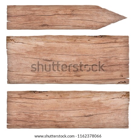 empty old nature wooden signs Royalty-Free Stock Photo #1162378066